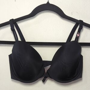 Victoria's Secret Lined Demi Bra Black New with Tags Women's Size 32DD